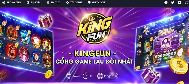 Ưu điểm của cổng game King Fun đình đám