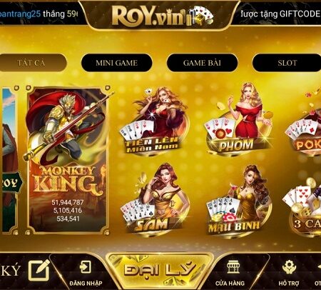 Royvin – Hệ thống game siêu mượt đang thuộc top trending năm 2025